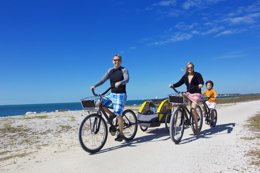 Family on Bikes