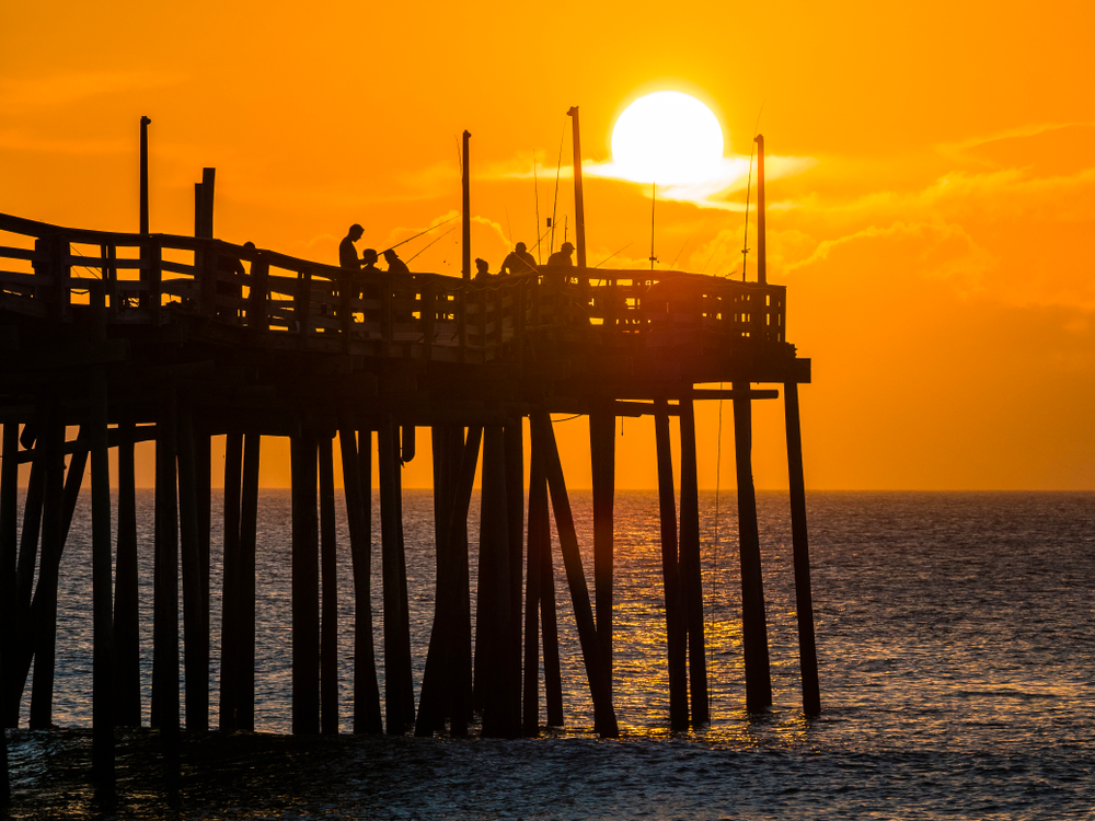 Pier Fishing on the OBX