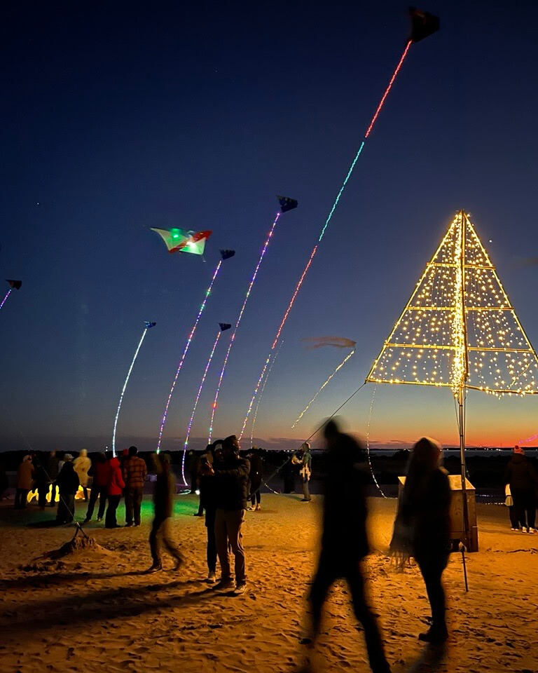 Kites With Lights Event
